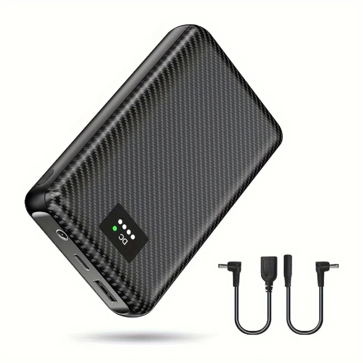 External Battery Pack for Heated Jacket, Scarf, and Gloves – Portable Charger