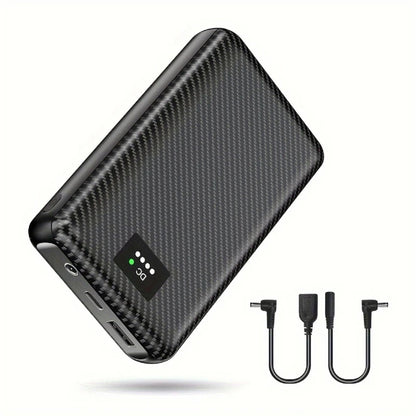 External Battery Pack for Heated Jacket, Scarf, and Gloves – Portable Charger
