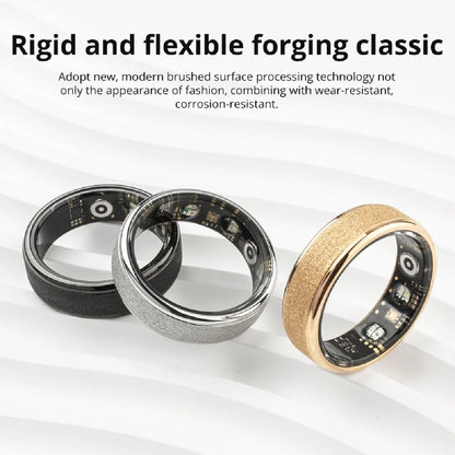 Waterproof Health and Sleep Monitor Smart Ring - 5 ATM