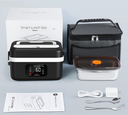 Stainless Steel Lunch Box with Heating Function – Portable Design