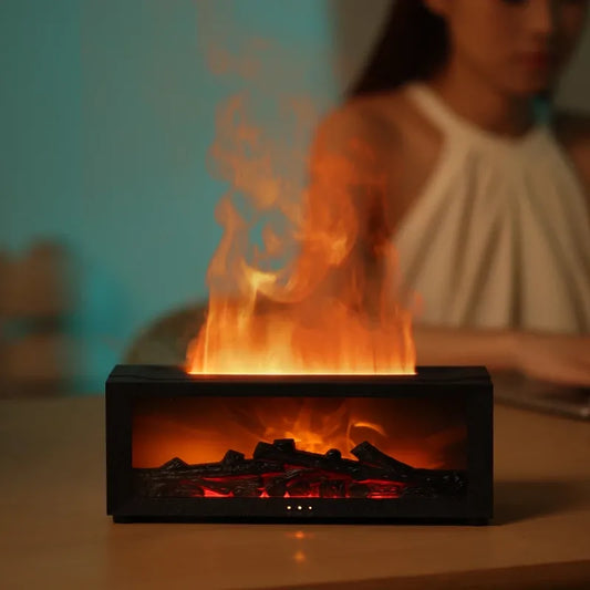 Experience the Warmth and Serenity of a Glowing Fireplace Diffuser
