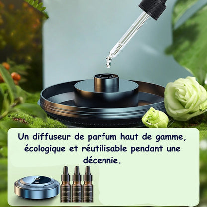 Car Air Freshener Diffuser with LED Light for Essential Oils