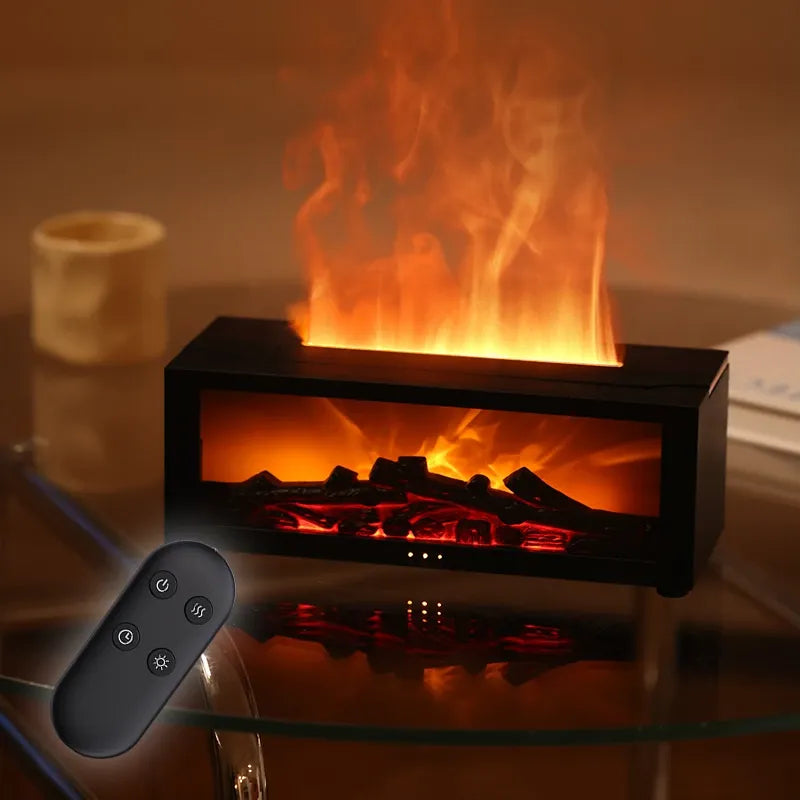 Experience the Warmth and Serenity of a Glowing Fireplace Diffuser