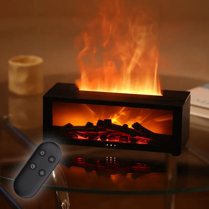 Experience the Warmth and Serenity of a Glowing Fireplace Diffuser