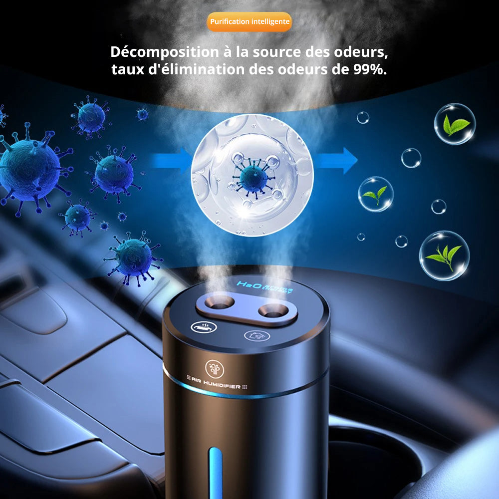 Portable Car Air Freshener - Rechargeable Aromatherapy Device