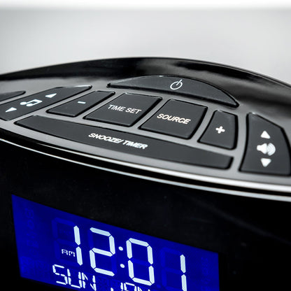 Smart Sound Alarm Clock with FM Radio and Sleep Timer