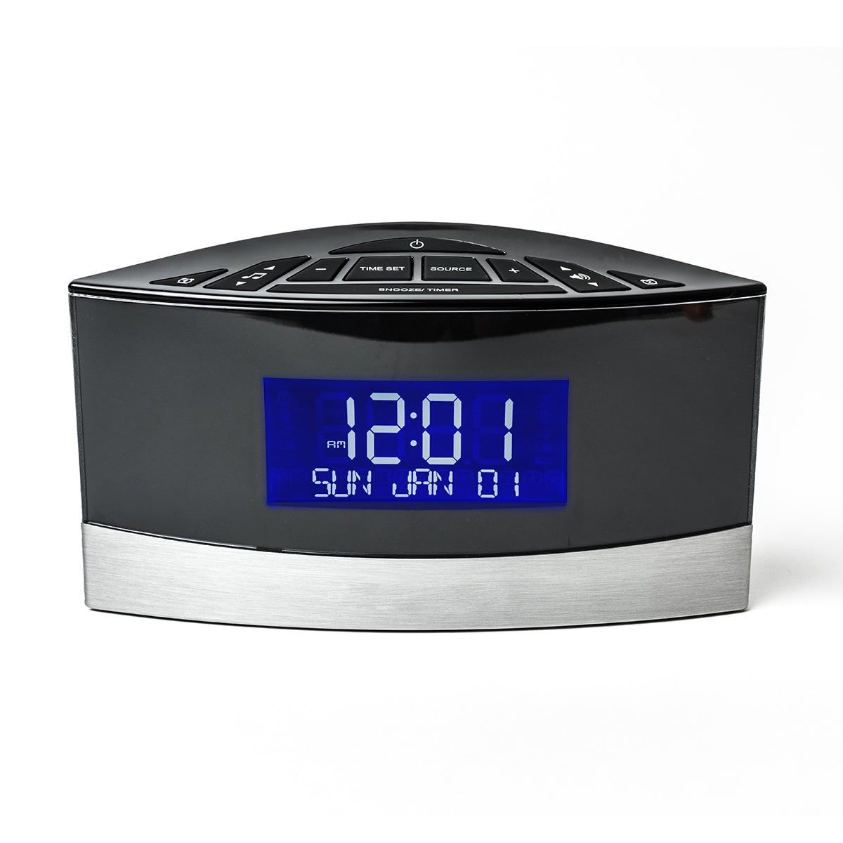 Smart Sound Alarm Clock with FM Radio and Sleep Timer