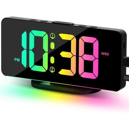 EasyView Digital Clock with Alarm and 11.5-Inch Display