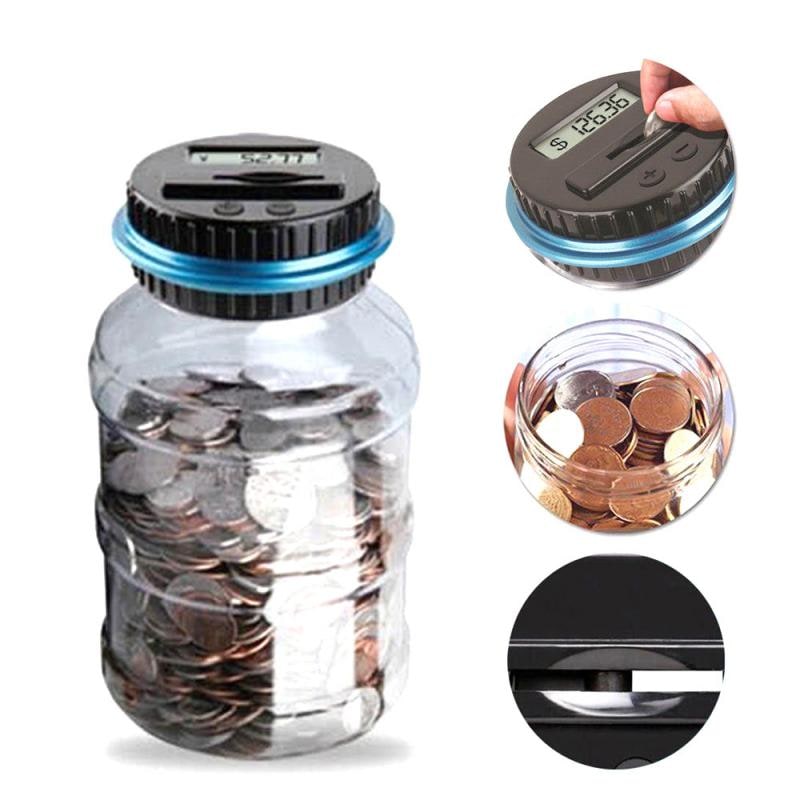 Smart Coin Tracker Bank with Real-Time Display