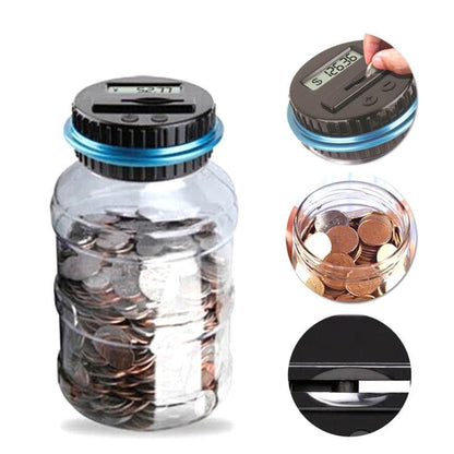 Smart Coin Tracker Bank with Real-Time Display