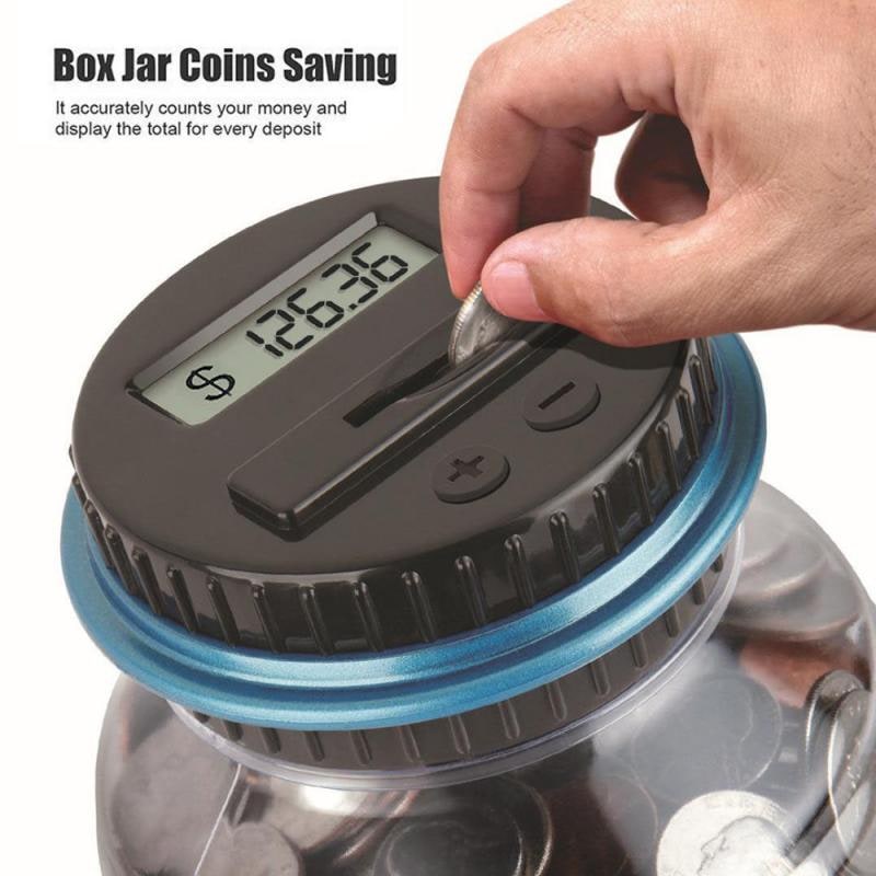 Smart Coin Tracker Bank with Real-Time Display