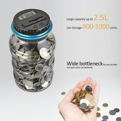 Smart Coin Tracker Bank with Real-Time Display