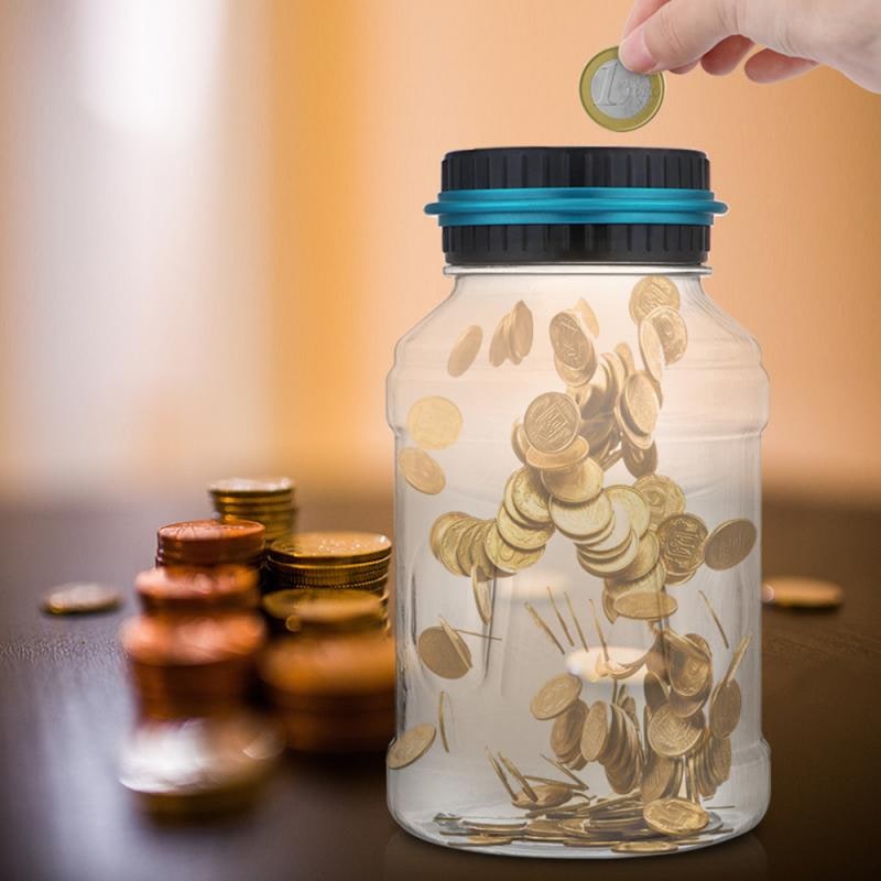 Smart Coin Tracker Bank with Real-Time Display