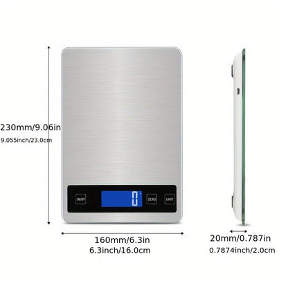 Rechargeable Smart Food Scale with Waterproof Finish and Precision