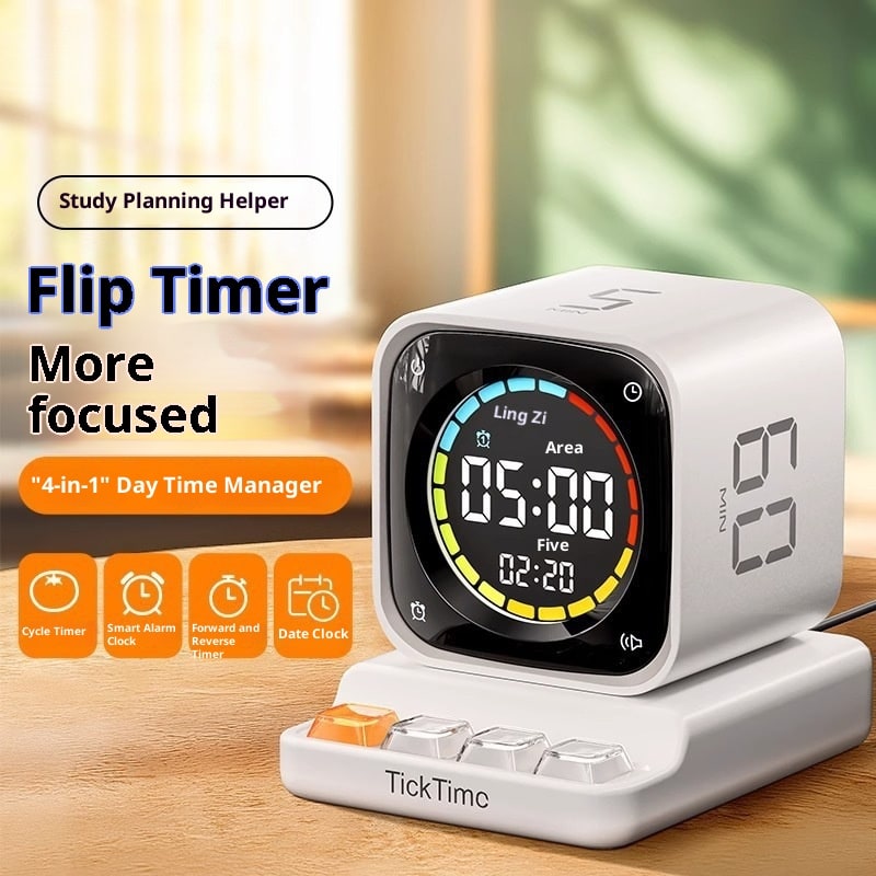 Smart Gravity-Activated Timer with LED Indicator and Dock