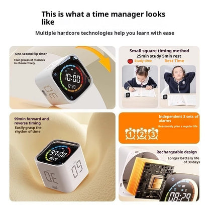 Smart Gravity-Activated Timer with LED Indicator and Dock
