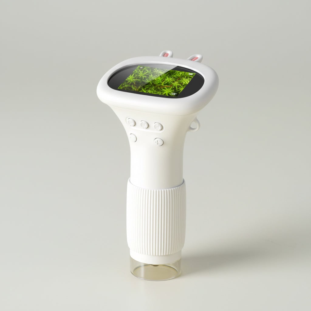 Portable Digital Microscope with LCD Display for Young Explorers