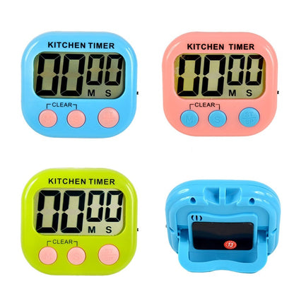 Smart Kitchen Countdown Timer with Magnetic Mount and Large Display