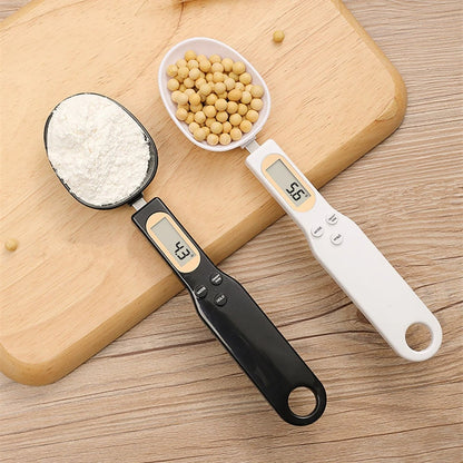 Smart Digital Spoon Scale with Interchangeable Heads and LCD Display