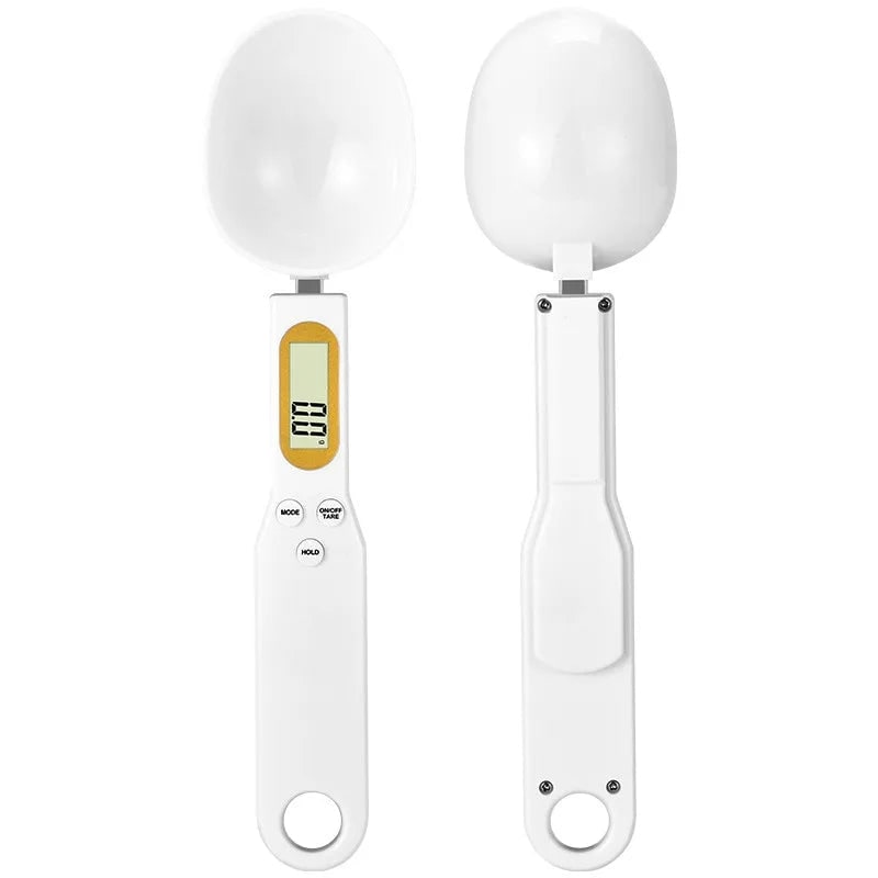 Smart Digital Spoon Scale with Interchangeable Heads and LCD Display