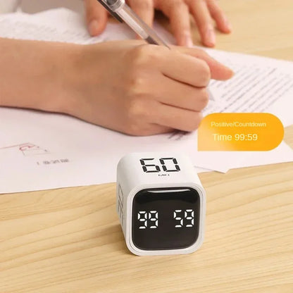 Portable LED Dice Timer with Motion Sensor – Slim Cube Timer