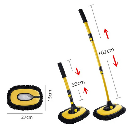 Extendable Soft Brush for Car Cleaning