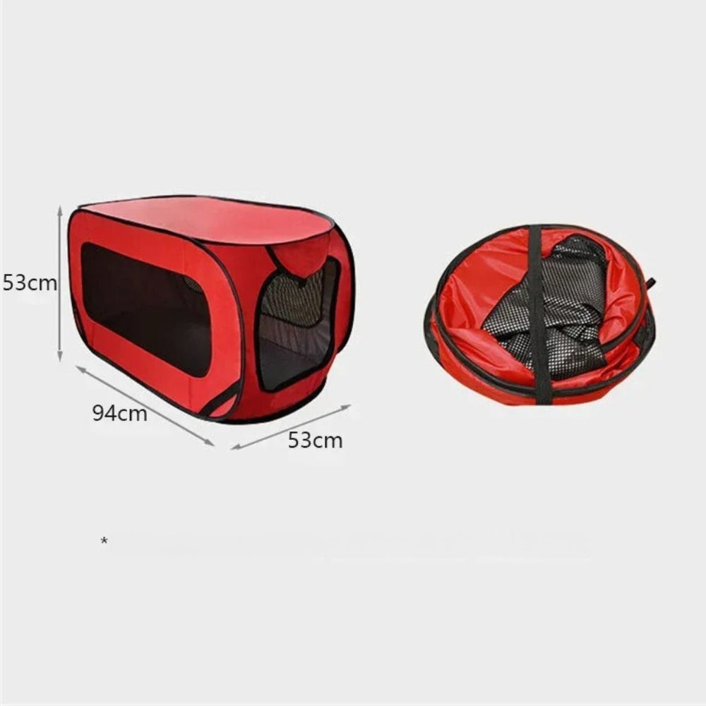 Durable Dog Travel Carrier for Safe Car Transport