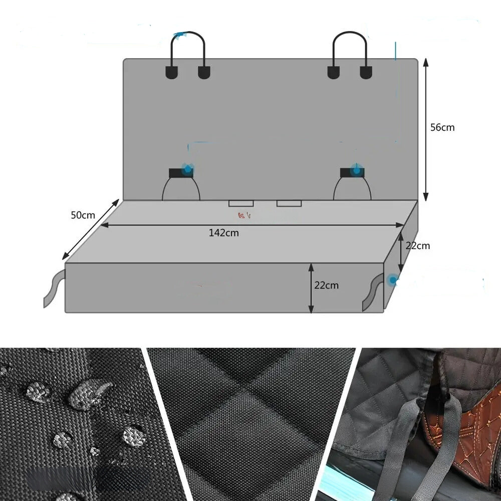 Dog Comfort and Protection Car Cover