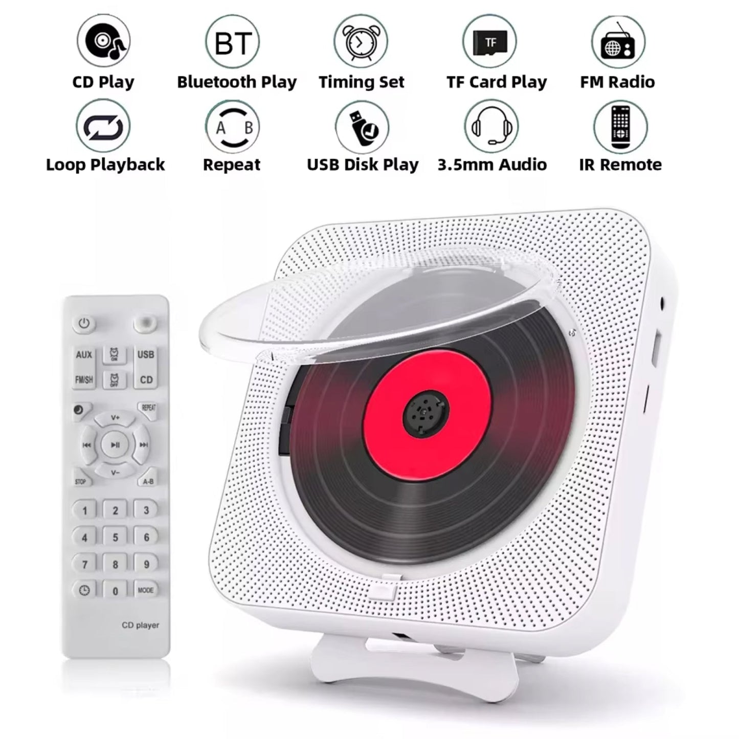Compact Portable CD Player for Music on the Go