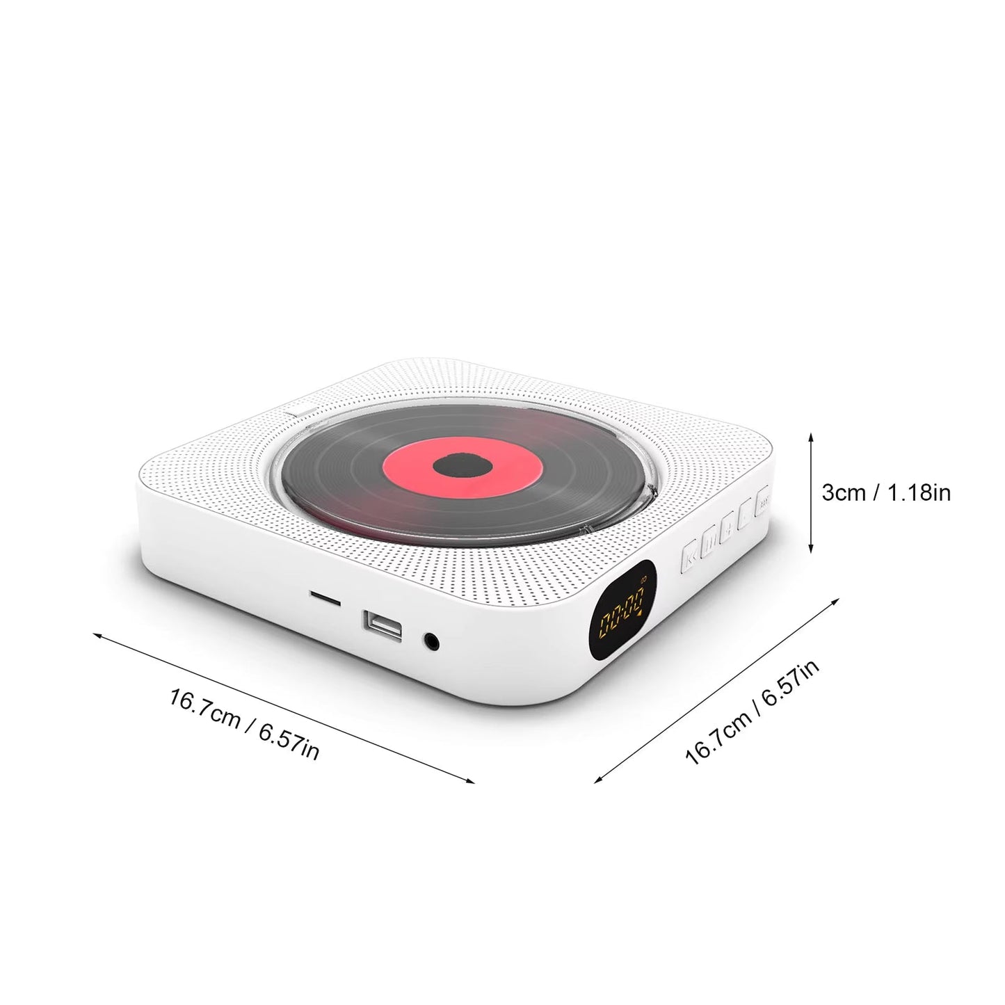 Compact Portable CD Player for Music on the Go