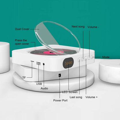 Compact Portable CD Player for Music on the Go
