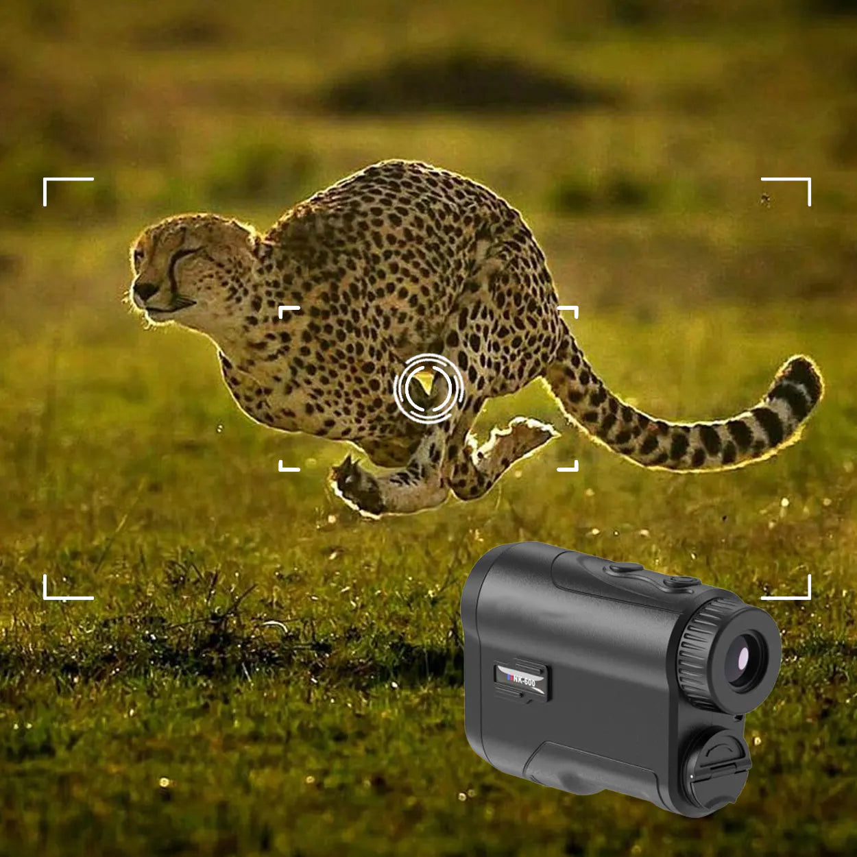 Compact Laser Rangefinder for Hunting - 650 Yard Measurement