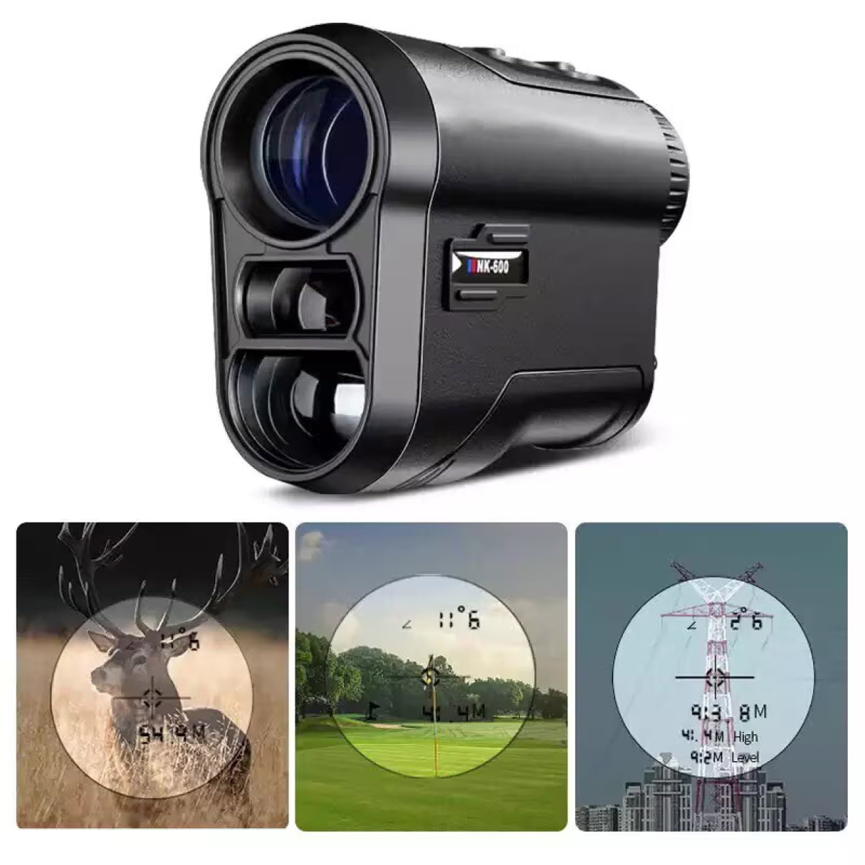 Compact Laser Rangefinder for Hunting - 650 Yard Measurement