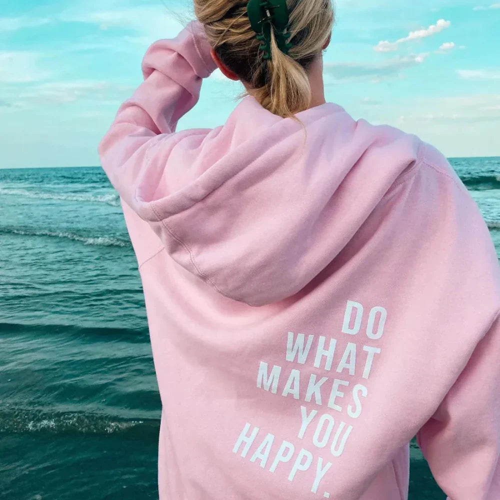 Women's Printed Hoodie Sweatshirt in Fashion Brief Style