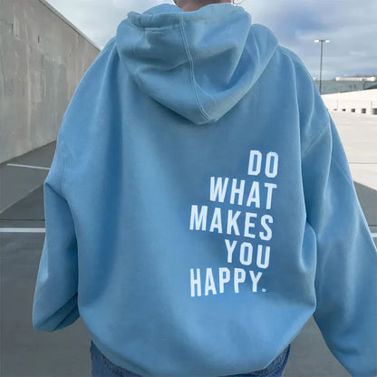 Women's Printed Hoodie Sweatshirt in Fashion Brief Style
