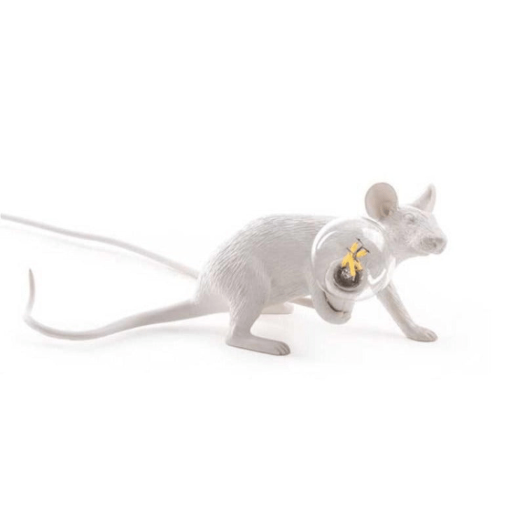 Original Designer Mouse Lamp for Tabletop or Shelf – Doctor Mousey