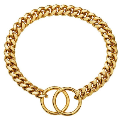 Heavy-Duty Dog Collar Chain with Durable Link Design for Any Breed