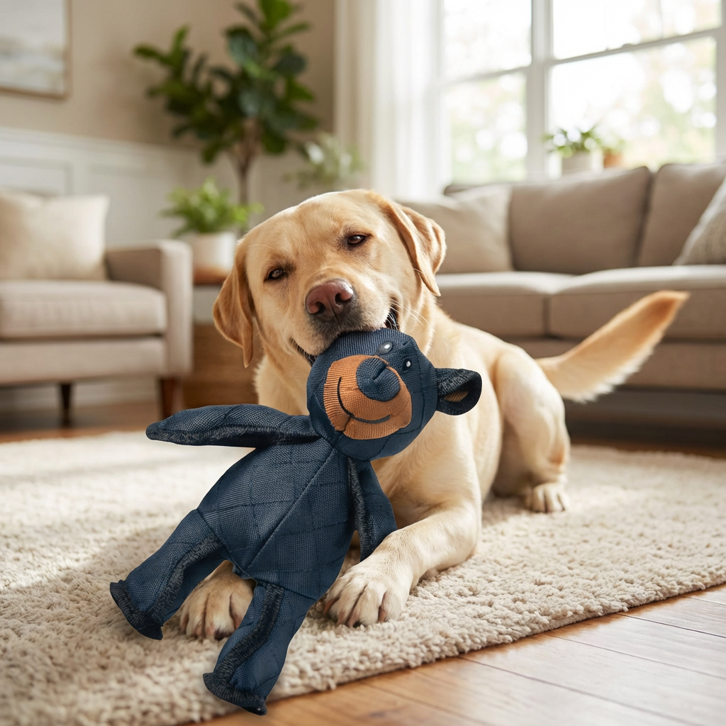 Ultimate Durable Chew Toy for Strong Chewers - Bear Design