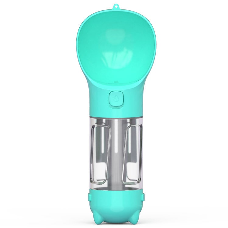 All-in-One Pet Hydration Bottle with Bowl & Waste Bag Holder