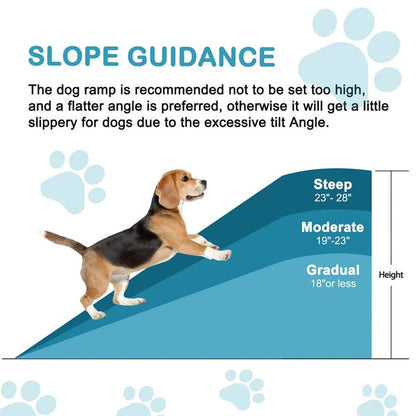 Foldable Pet Ramp with Non-Slip Surface for Easy Access