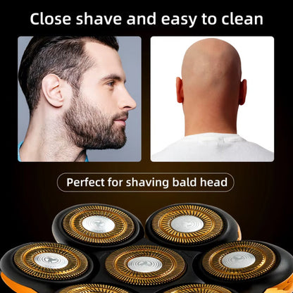 7D Bald Head Shaver and 5-in-1 Grooming Set for Men UK