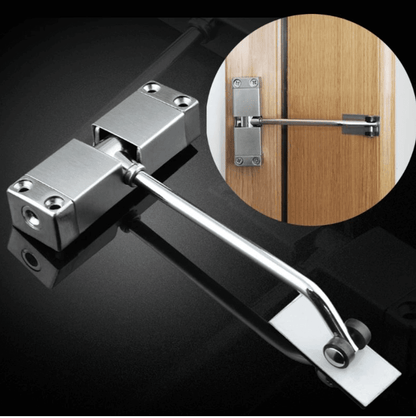 Automatic Door Hinge in Adjustable Stainless Steel