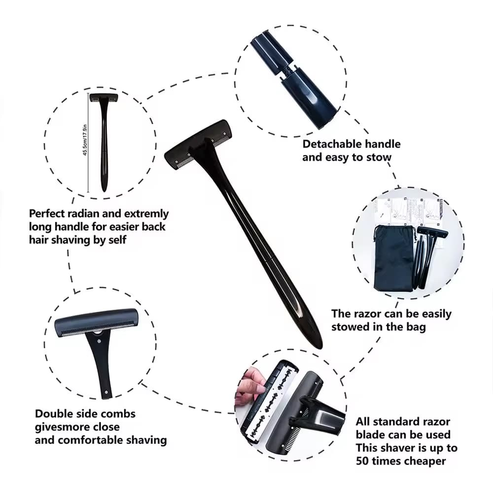 Dorsal Razor for Back Hair Removal