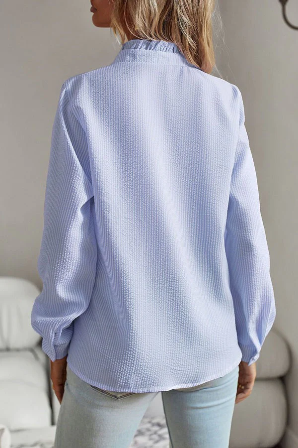 Elevate Your Look with the Azure Long-Sleeve Fashion Shirt
