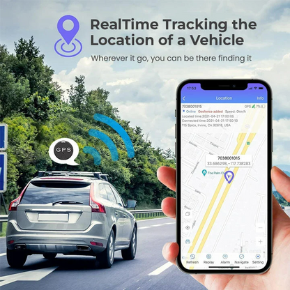 Compact Magnetic GPS Tracker for Easy Location Monitoring
