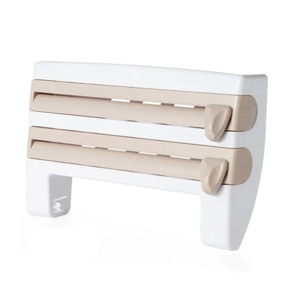 Space-Saving Dispenser for Cling Film and Kitchen Roll