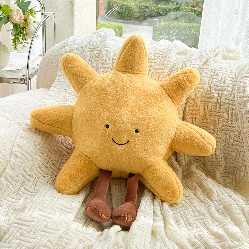 Sun and Moon Design Cushion – Celestial Decorative Pillow
