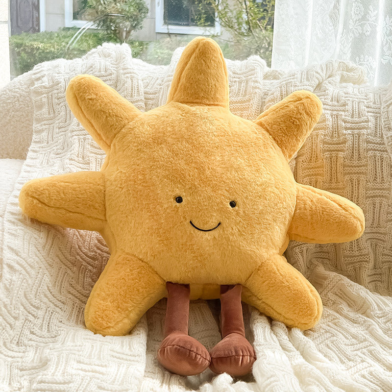 Sun and Moon Design Cushion – Celestial Decorative Pillow