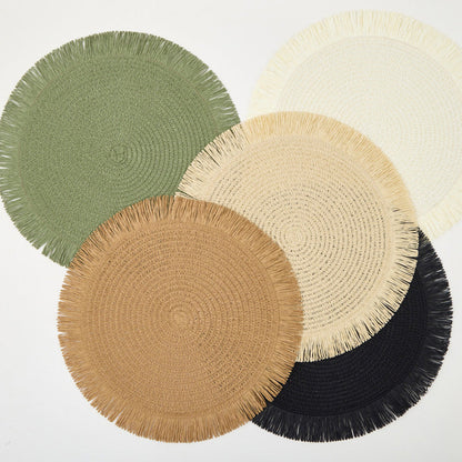 Round Braided Placemats - ThermoLuxe Insulation