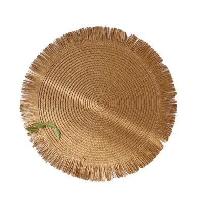 Round Braided Placemats - ThermoLuxe Insulation